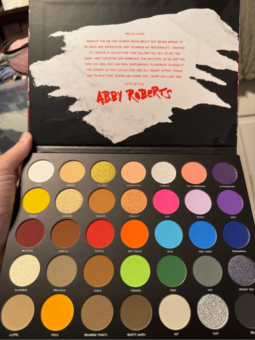 Morphe Bold Color Eyeshadow Palette — Neon Pink, Bright Orange & Turquoise Blues